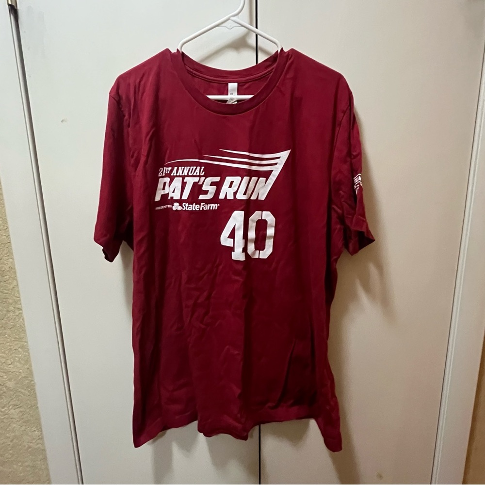 ASU Pat’s Run Race Crew Bella Canvas Red Short Sleeve Tee
